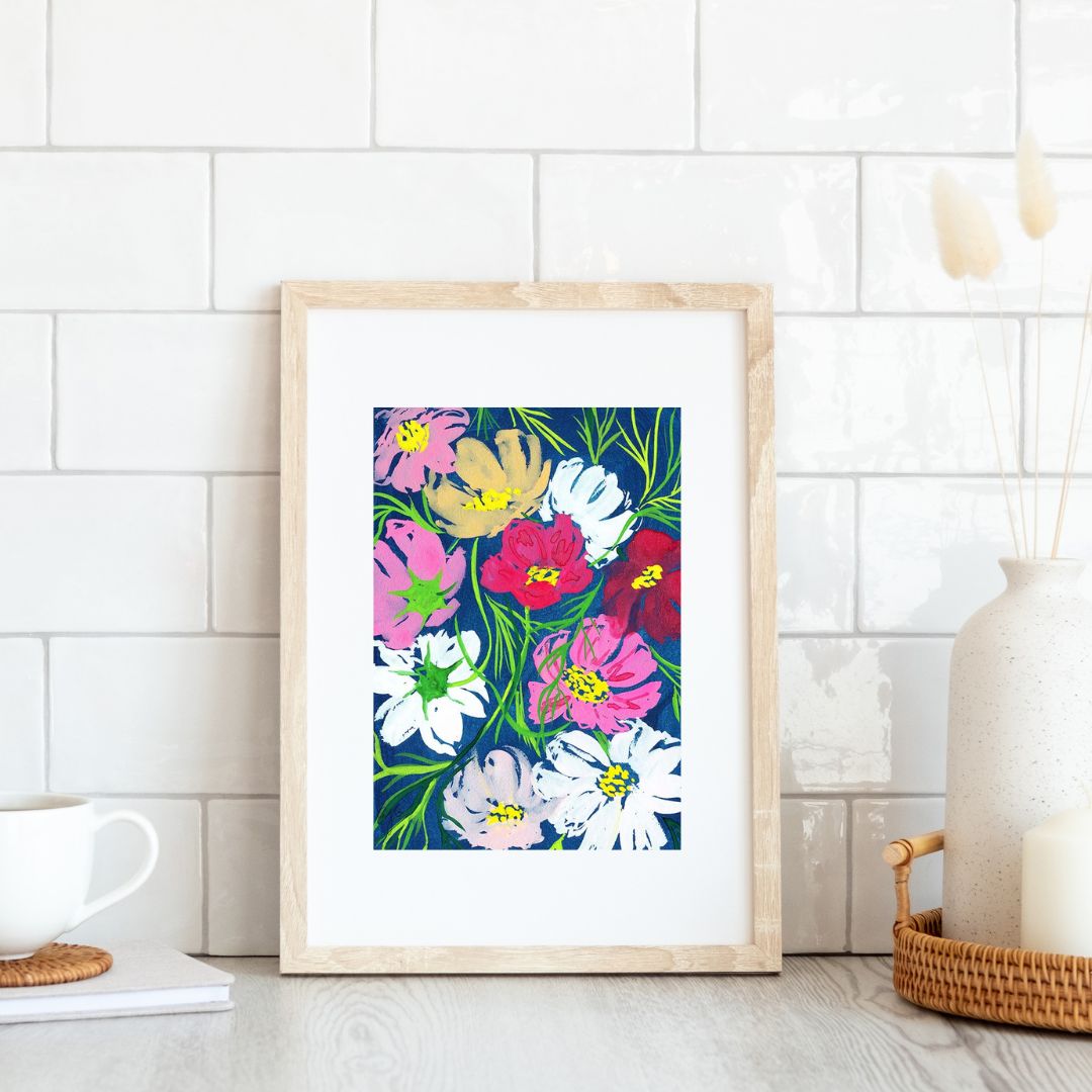 Gouache Wildflowers No. 1