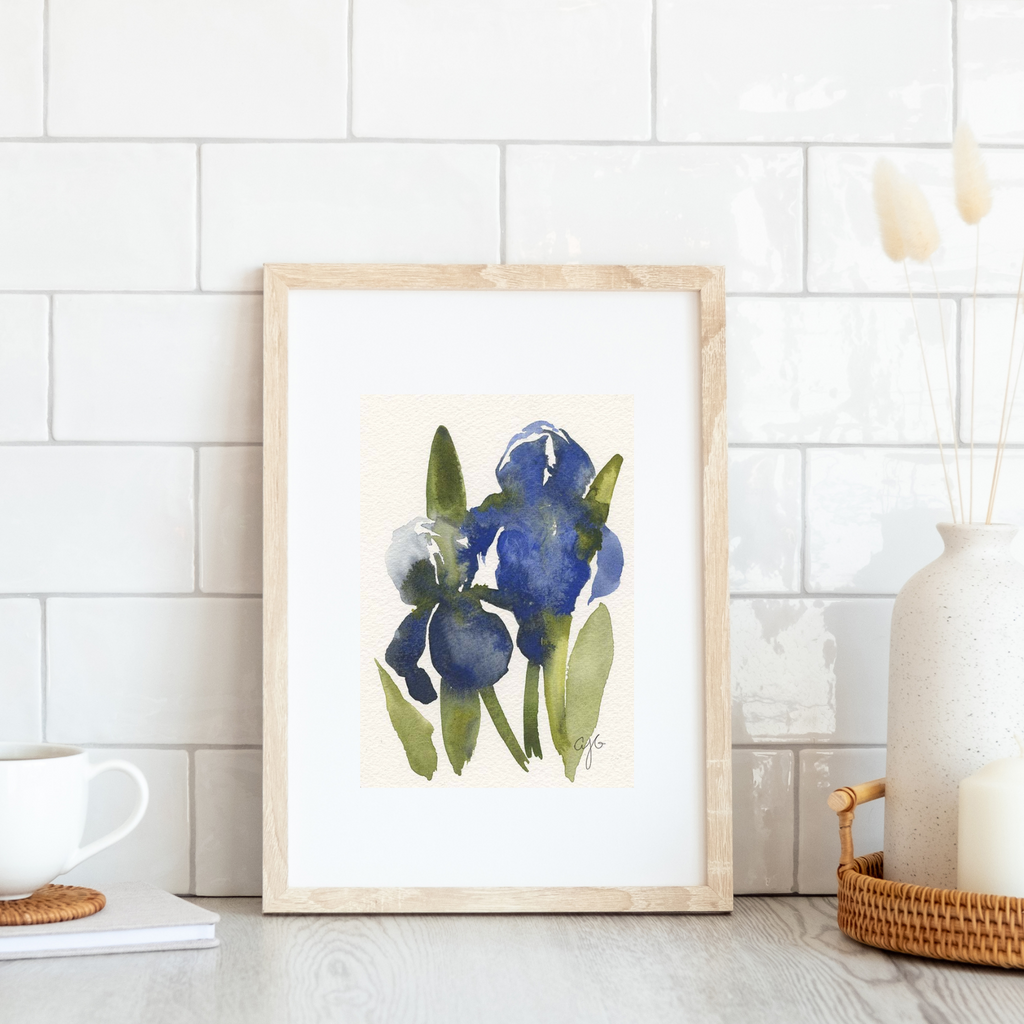 Two Blue Irises