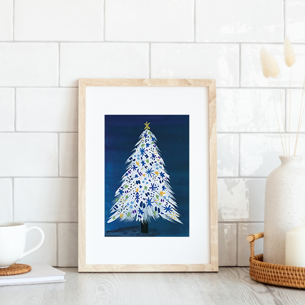 White Christmas Tree
