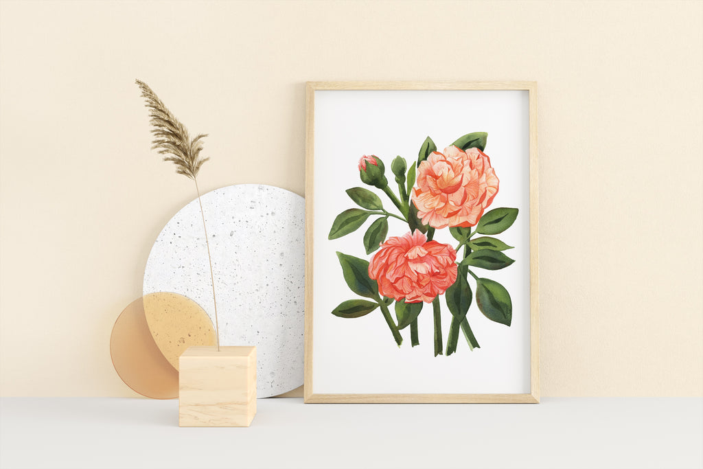 JUNE: ROSES {FINE ART PRINT}