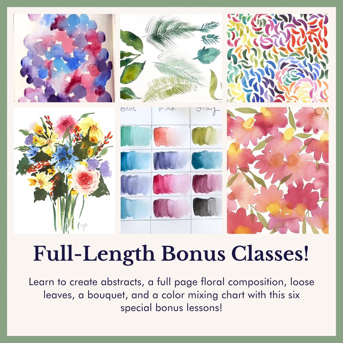 Watercolour Course Foundations of Watercolor • Beginner Watercolor Mini Course for ...