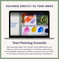 Loose Spring Florals Wreath — Watercolor Class