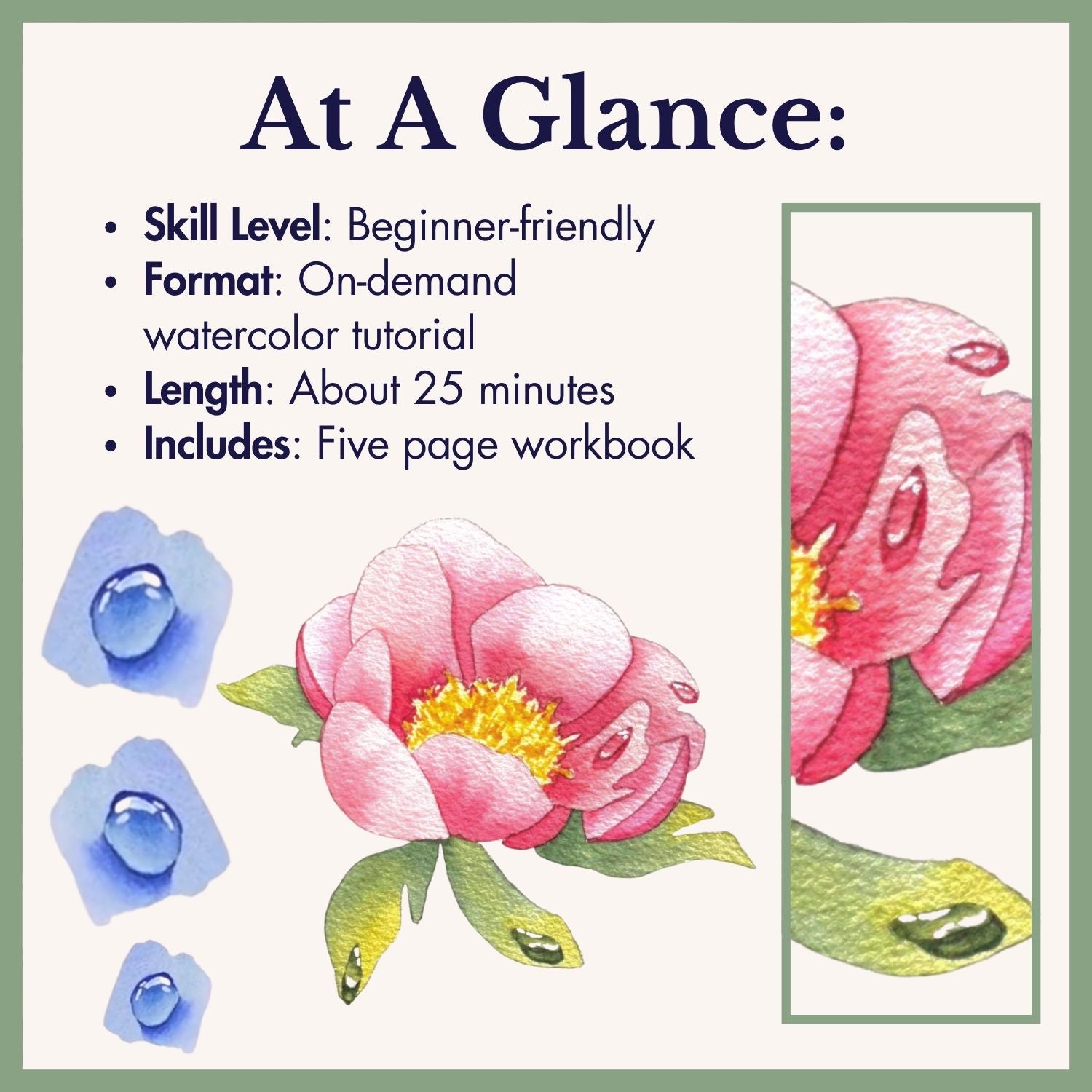 Water Droplet Technique — Watercolor Tutorial