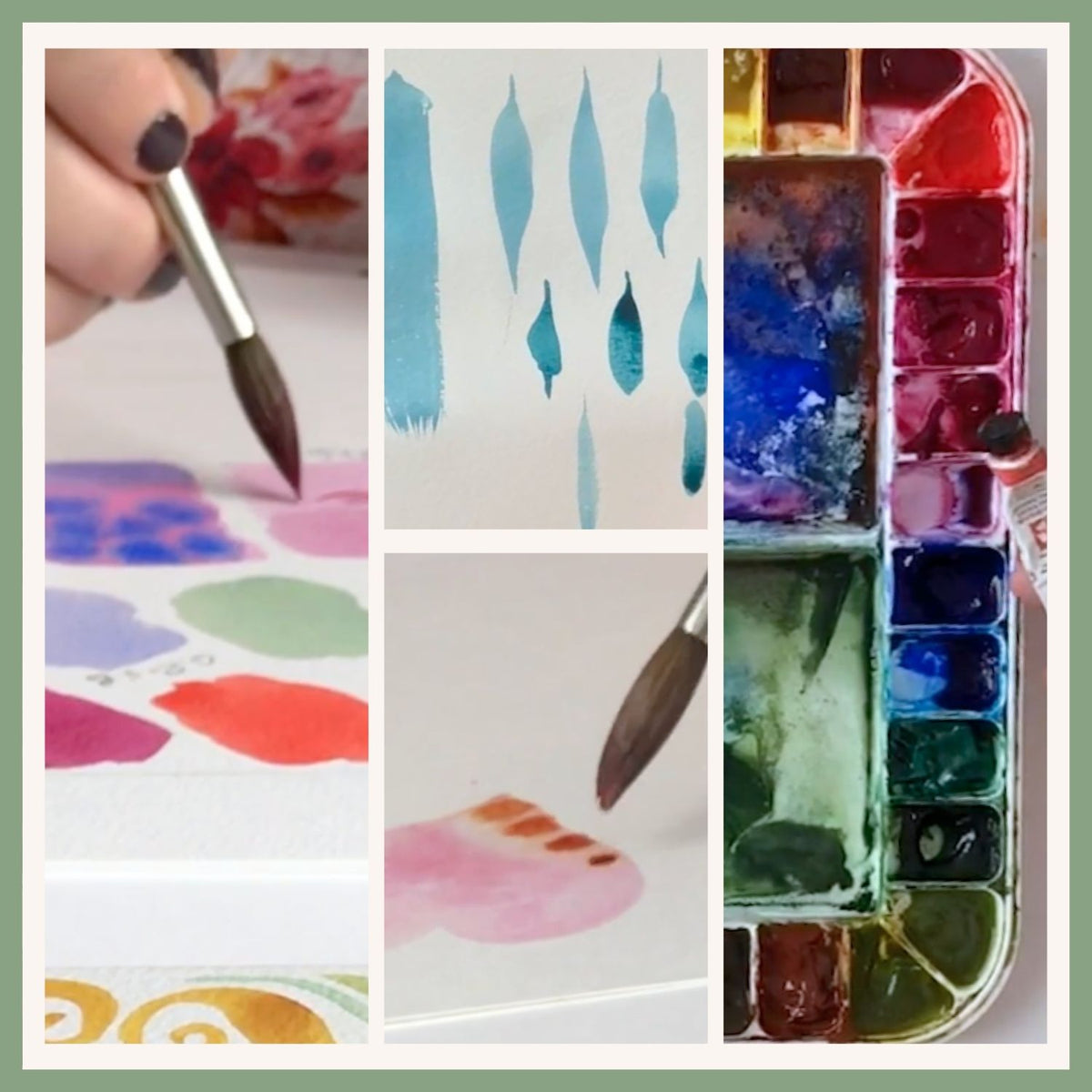 Watercolour Course Online Watercolor Classes – Alex's Garden Studio