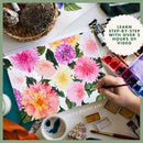 Watercolor Dahlias: Full Floral Watercolor Course