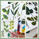 Five Freehand Leaves: Watercolor Tutorial