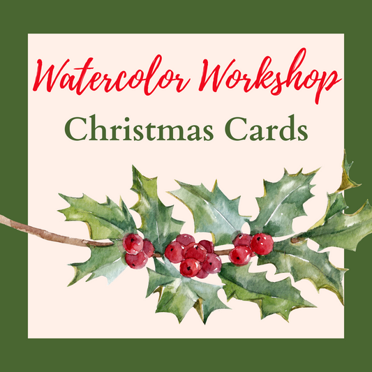 Watercolor Christmas Cards 12/2 Southlake | In-Person Watercolor Class