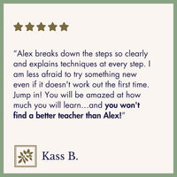 Loose Spring Florals Wreath — Watercolor Class