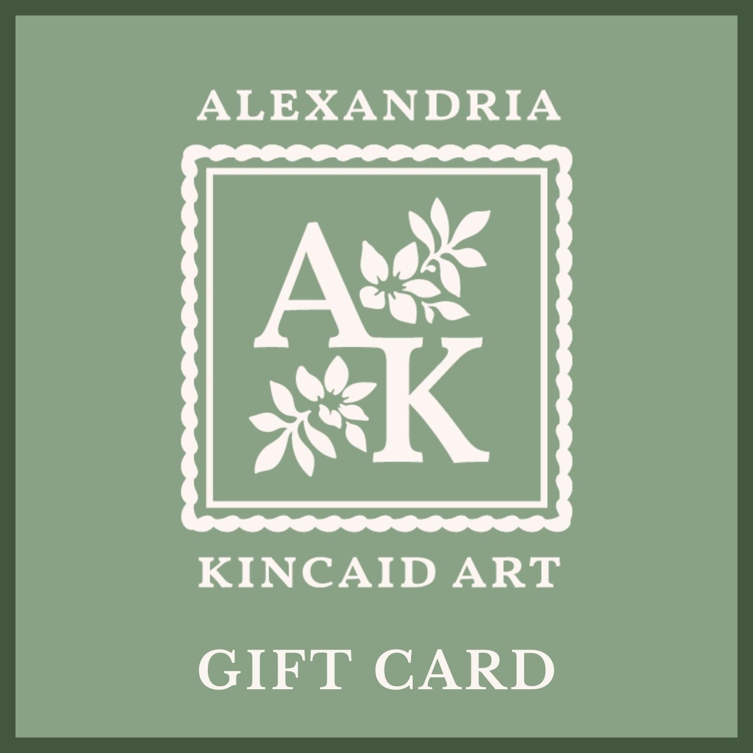 Alex Kincaid Art Gift Card