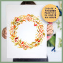Loose Autumn Wreath — Step-by-Step Watercolor Class