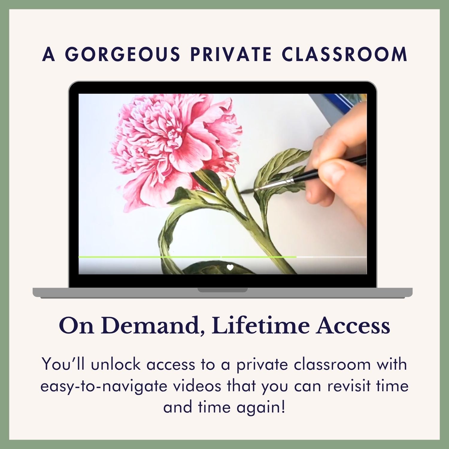 Realistic Peony Masterclass: Intermediate Watercolor Course