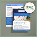 Blooms & Brushes: 30 Floral Watercolor Painting Prompts PDF