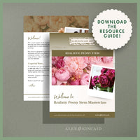 Realistic Peony Masterclass: Intermediate Watercolor Course