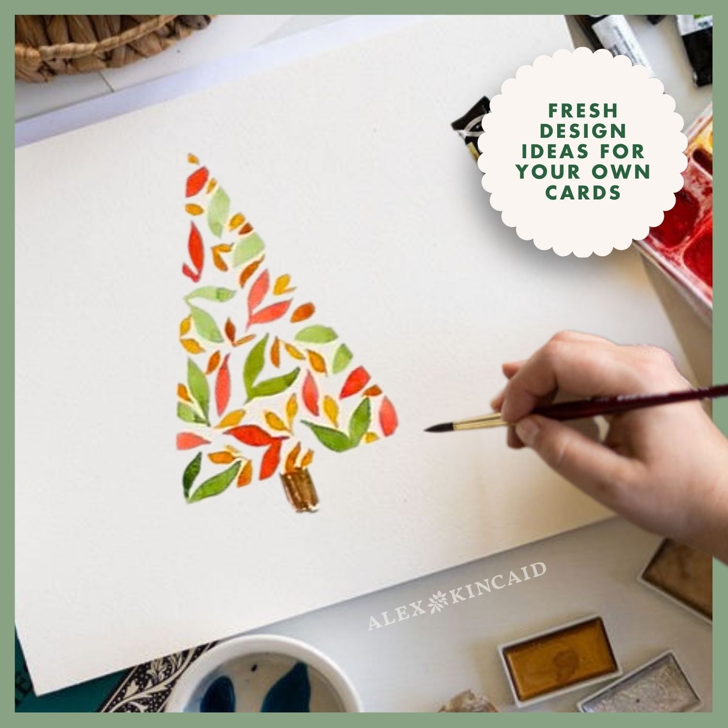 Christmas Cards in Watercolor: Holiday Mini Course