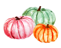 Ready-to-Paint Watercolor Pages: Autumn Motifs