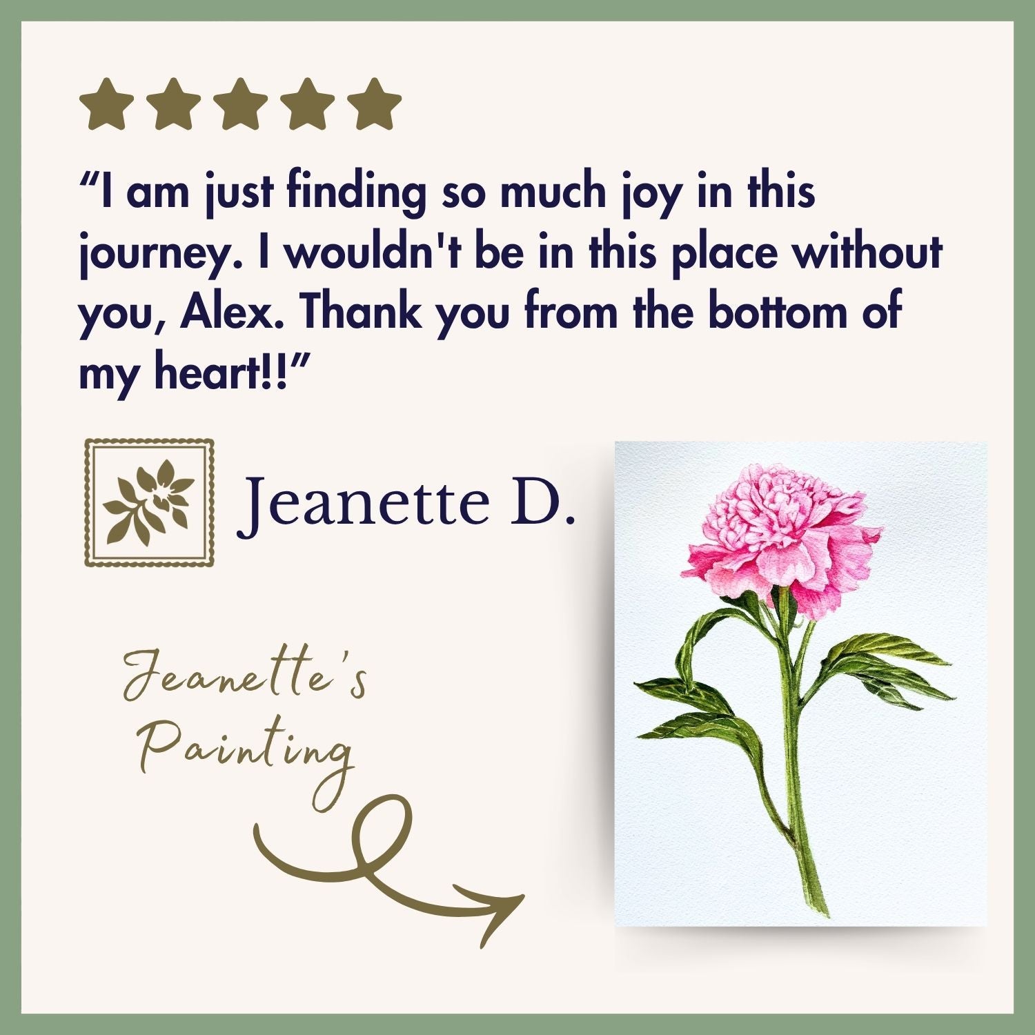 Realistic Peony Masterclass: Intermediate Watercolor Course