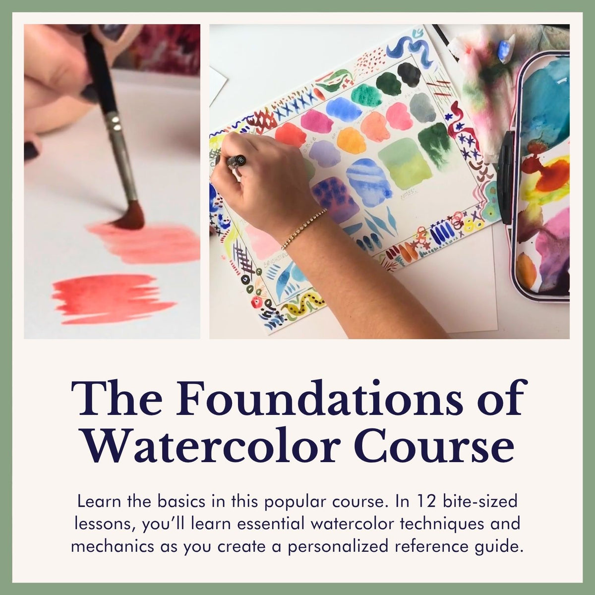 Watercolour Course Online Watercolor Classes – Alex's Garden Studio