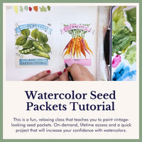 Watercolor Seed Packets — Step-by-Step Tutorial