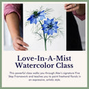 Nigella Love-In-A-Mist Watercolor Tutorial — Freehand Florals Class