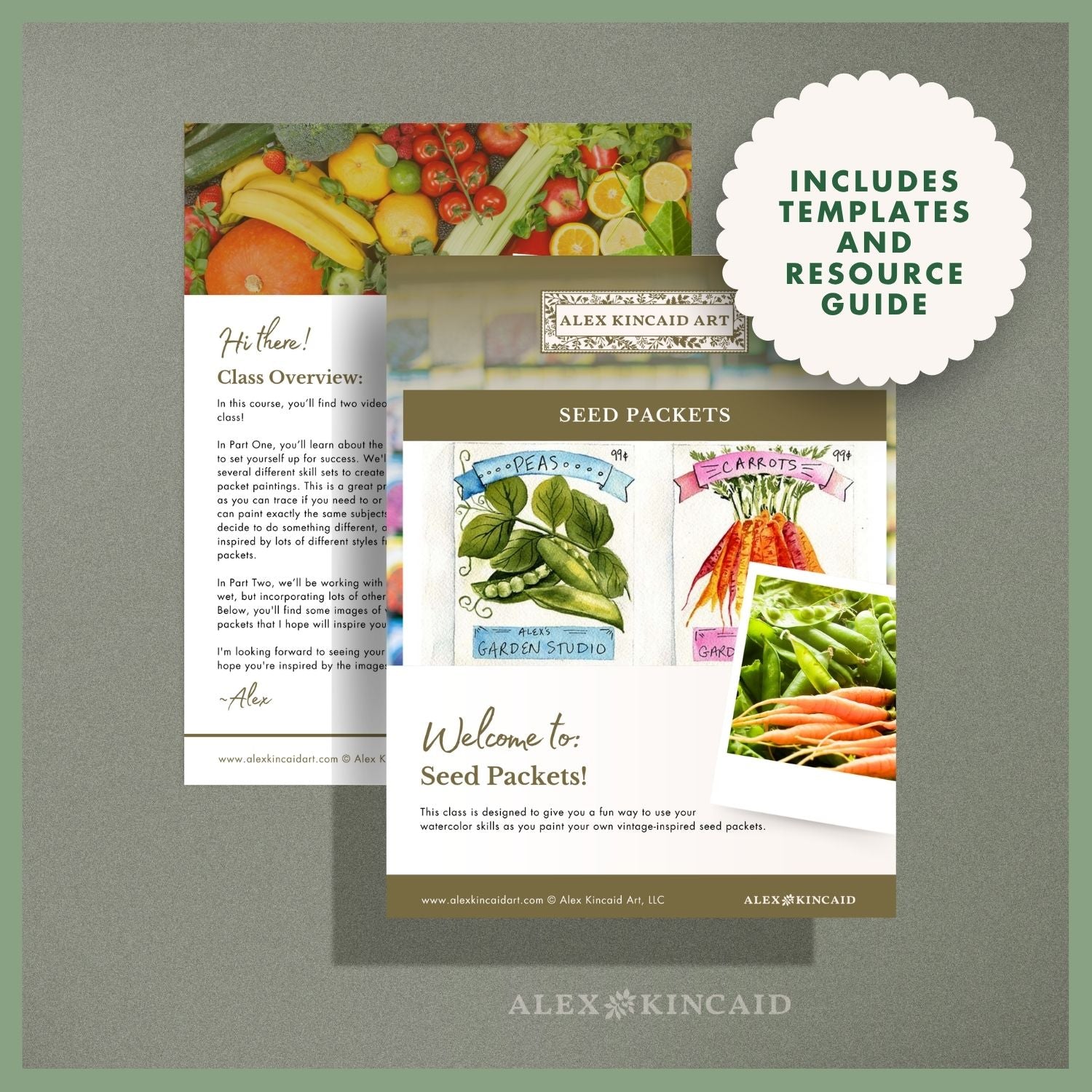 Watercolor Seed Packets — Step-by-Step Tutorial