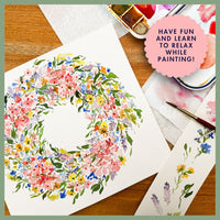 Loose Spring Florals Wreath — Watercolor Class