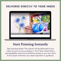 Nigella Love-In-A-Mist Watercolor Tutorial — Freehand Florals Class