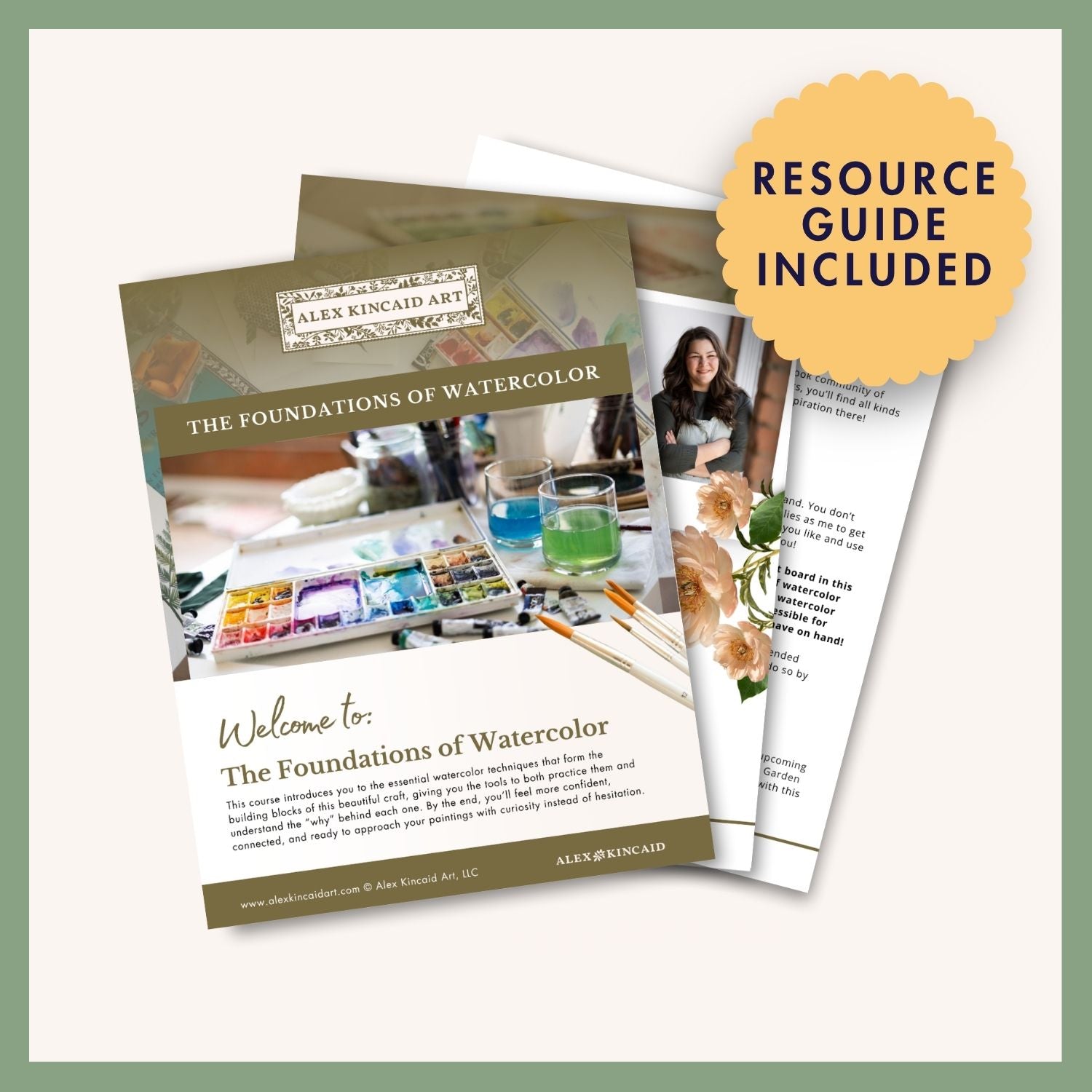 Watercolour Course Foundations of Watercolor • Beginner Watercolor Mini Course for ...