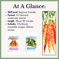 Watercolor Seed Packets — Step-by-Step Tutorial