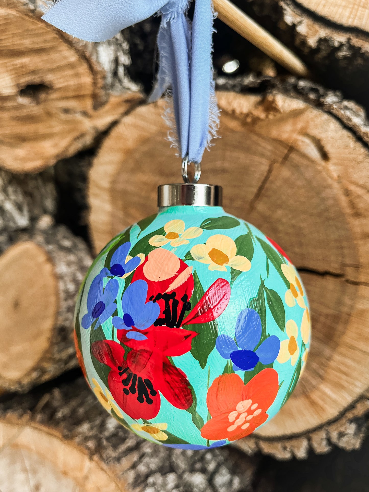 Christmas Candy | Globe 2023 Hand-Painted Christmas Ornaments