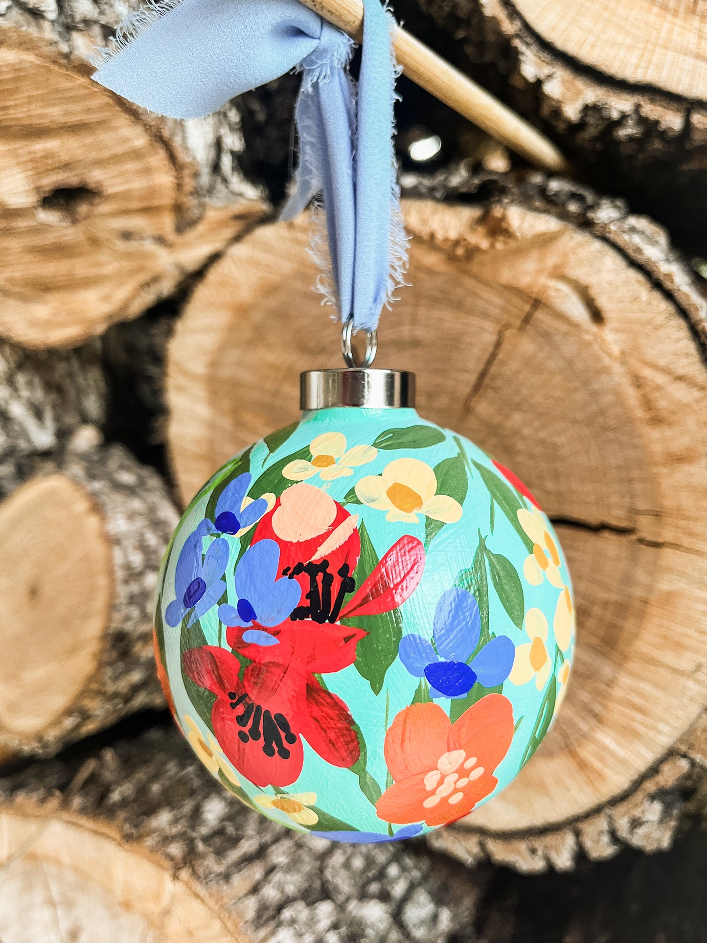 Christmas Candy | Globe 2023 Hand-Painted Christmas Ornaments