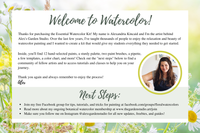 Beginner Watercolor Painting Kit (Student Grade)