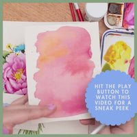 Water Droplet Technique — Watercolor Tutorial