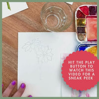 Nigella Love-In-A-Mist Watercolor Tutorial — Freehand Florals Class