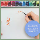 Loose Autumn Wreath — Step-by-Step Watercolor Class