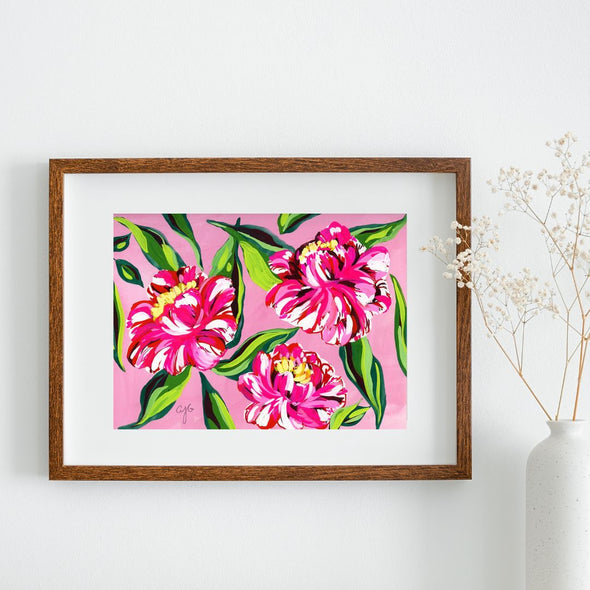 Grand Millennial Pink Peonies No. 2