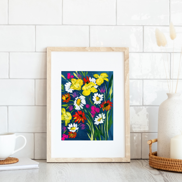 Gouache Wildflowers No. 2