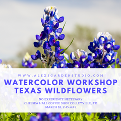 Texas Wildflowers: Watercolor Workshop