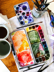 Watercolor Class: Succulent Painting at Cedar Hill Market!