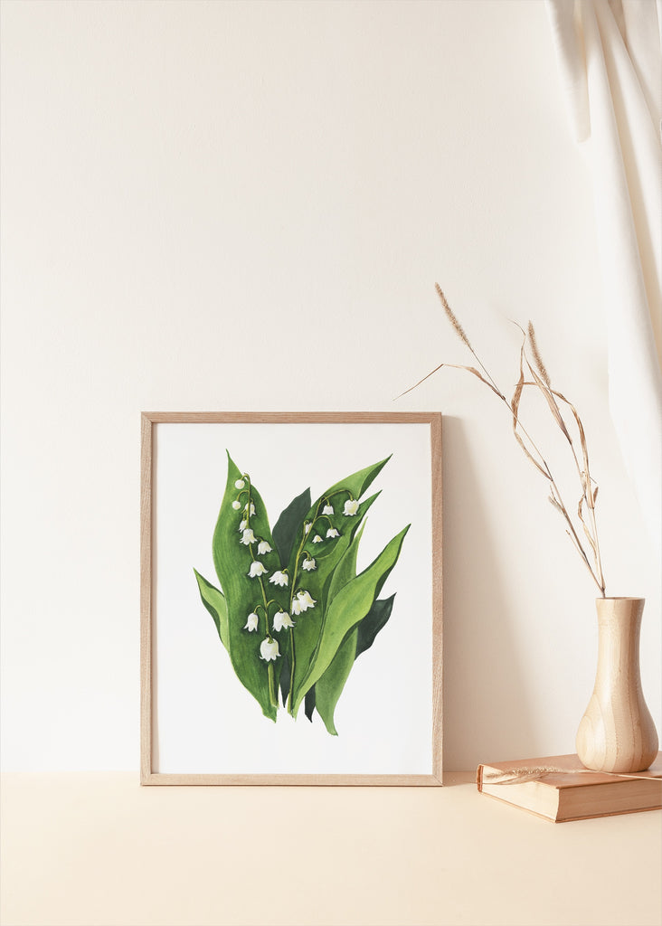 MAY: LILY OF THE VALLEY {FINE ART PRINT}
