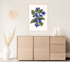 FEBRUARY: VIOLETS {FINE ART PRINT}